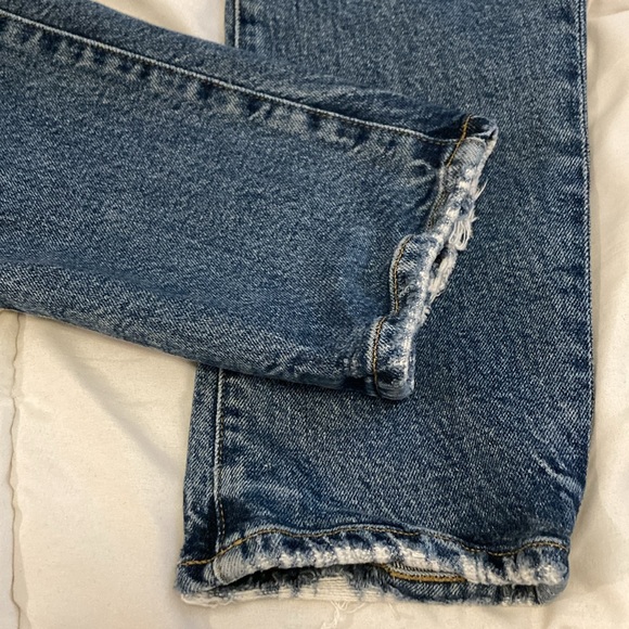 AGOLDE Toni Mid Rise Straight Jeans Dime Size 26 - Picture 13 of 13